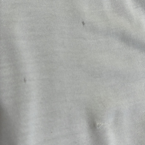 NWT Torn by Ronny Kobo Long White Tank with Rhinestones Racer Back SZ L - Picture 8 of 11